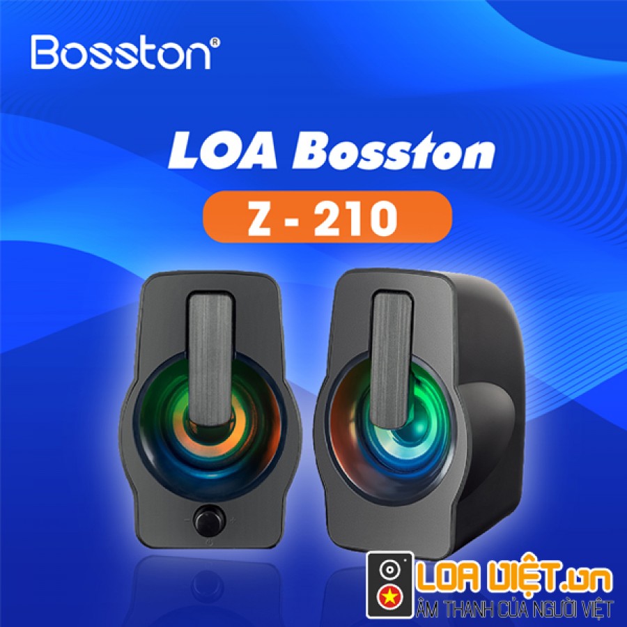Loa Vi Tính Bosston Z210 - Đèn Led RGB